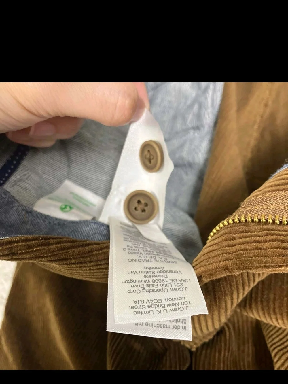 J.Crew Corduroy Pants Mens 32x32 Brown Pleated Slim Fit Trousers Cotton Casual